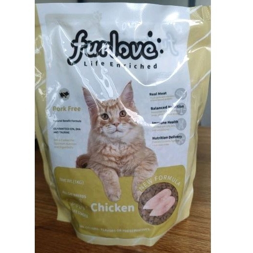 MAKANAN KUCING DEWASA FURLOVE FRESHPACK 1 KG