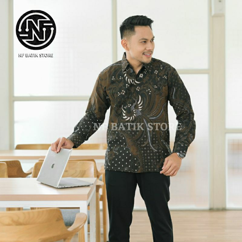 Bashudara Kemeja batik solo / Full furing / Kemeja batik pria / Batik kondangan / Batik sragenan / B
