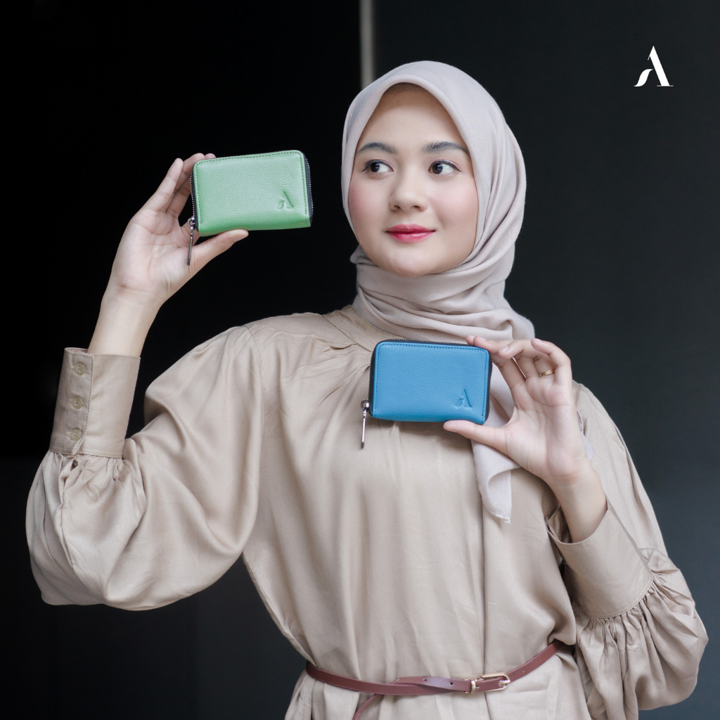 Dompet Kartu Wanita Terbaru Fashion Cewek Kekinian Bahan 100% Original Kulit Sapi Asli - ZOE CARD