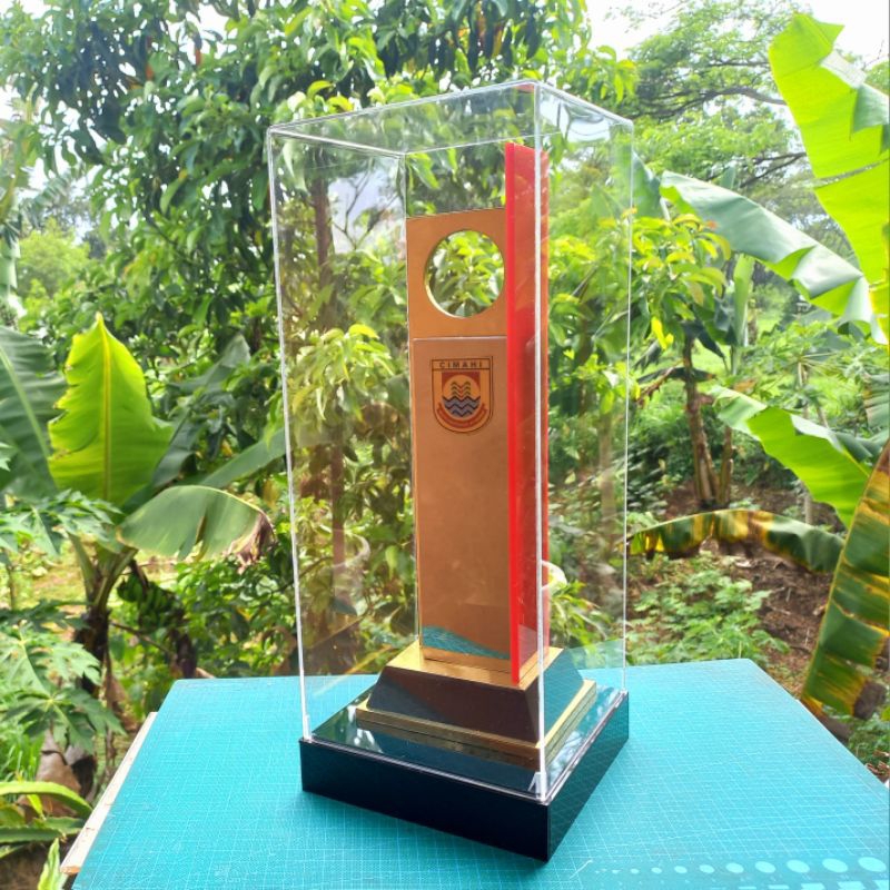 Box akrilik display trofi/piala bahan akrilik