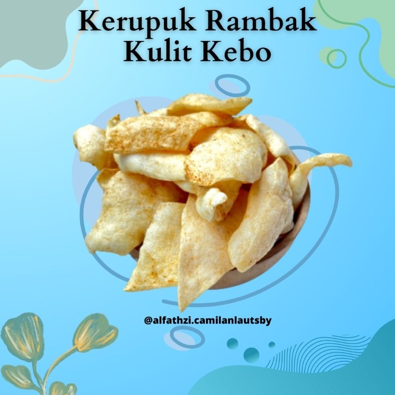 

(Camilan Laut Sby) Kerupuk Rambak Kulit Kebo 250gr