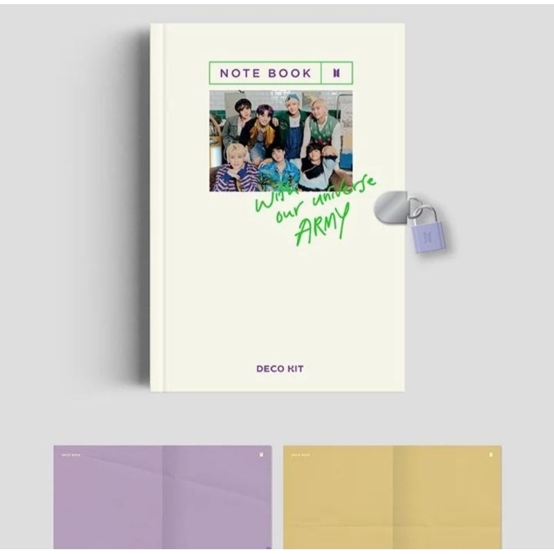 

bts notebook DECO KIT baca deskripsi