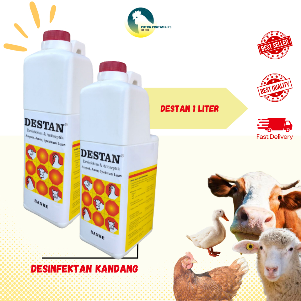 DESTAN SANBE - Desinfektan Kandang Size 1 Liter