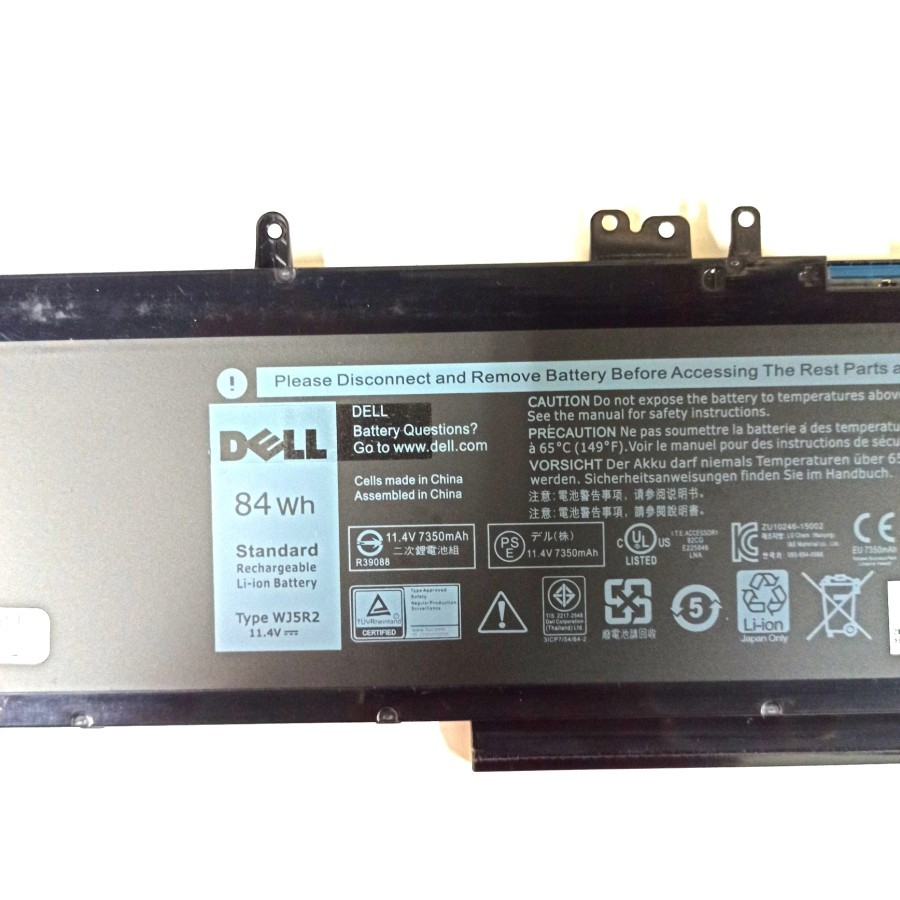 Battery Dell Latitude 5570 E5570 Precession 3510 M3510 84Wh WJ5R2