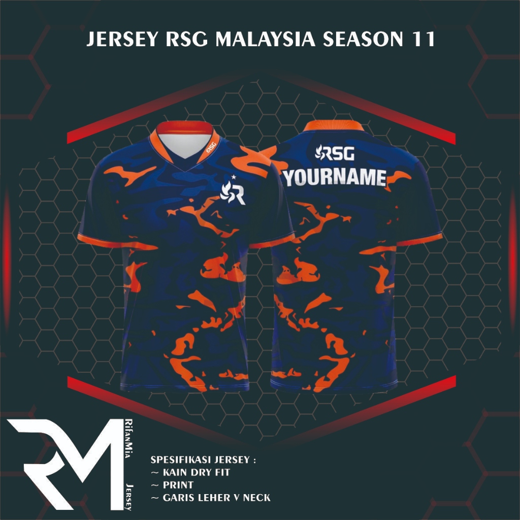 RSG SLATE JERSEY GAME TEAM MALAYSIA 2023