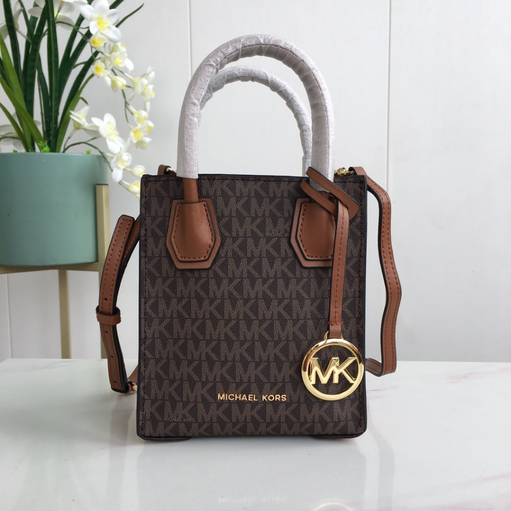 Original good Michael Kors latest small vertical tote Mercer mini new MK shoulder bag