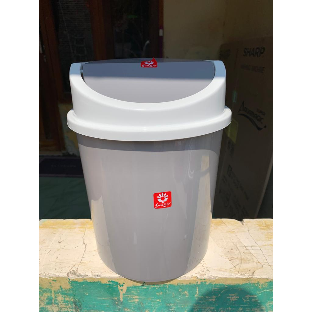 Tempat sampah sunlife viro dustbin 8 Liter / tempat sampah kamar / tempat sampah kamar mandi