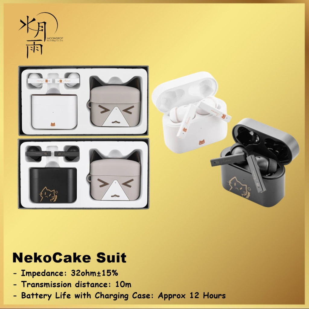 Moondrop Nekocake Kuroneko Suit Neko Cake TWS True Wireless Earphone