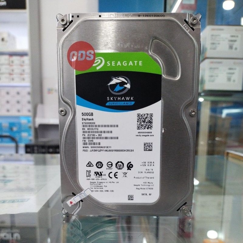 HDD CCTV SEAGATE 500GB SKYHAWK GARANSI 1 TAHUN