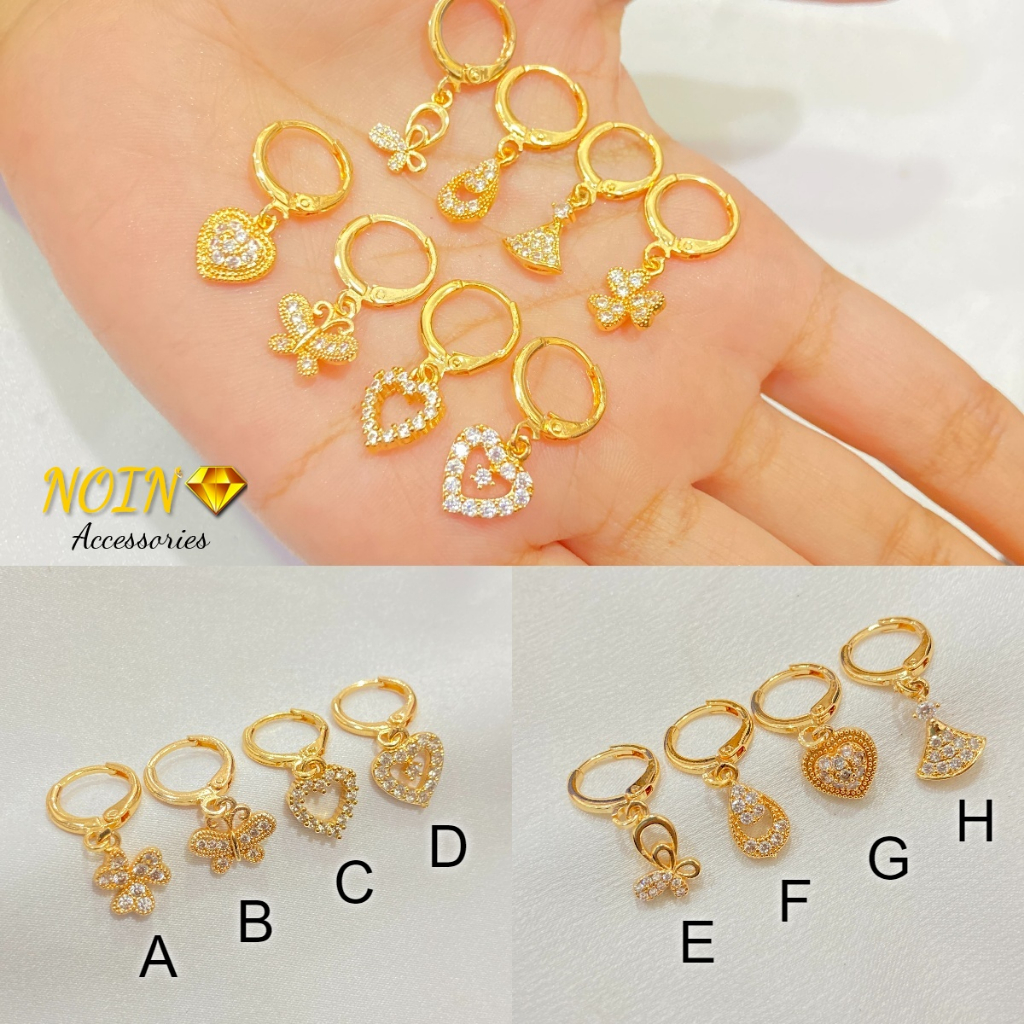 Anting Lapis Emas Macam Model Aksesoris Perhiasan Wanita