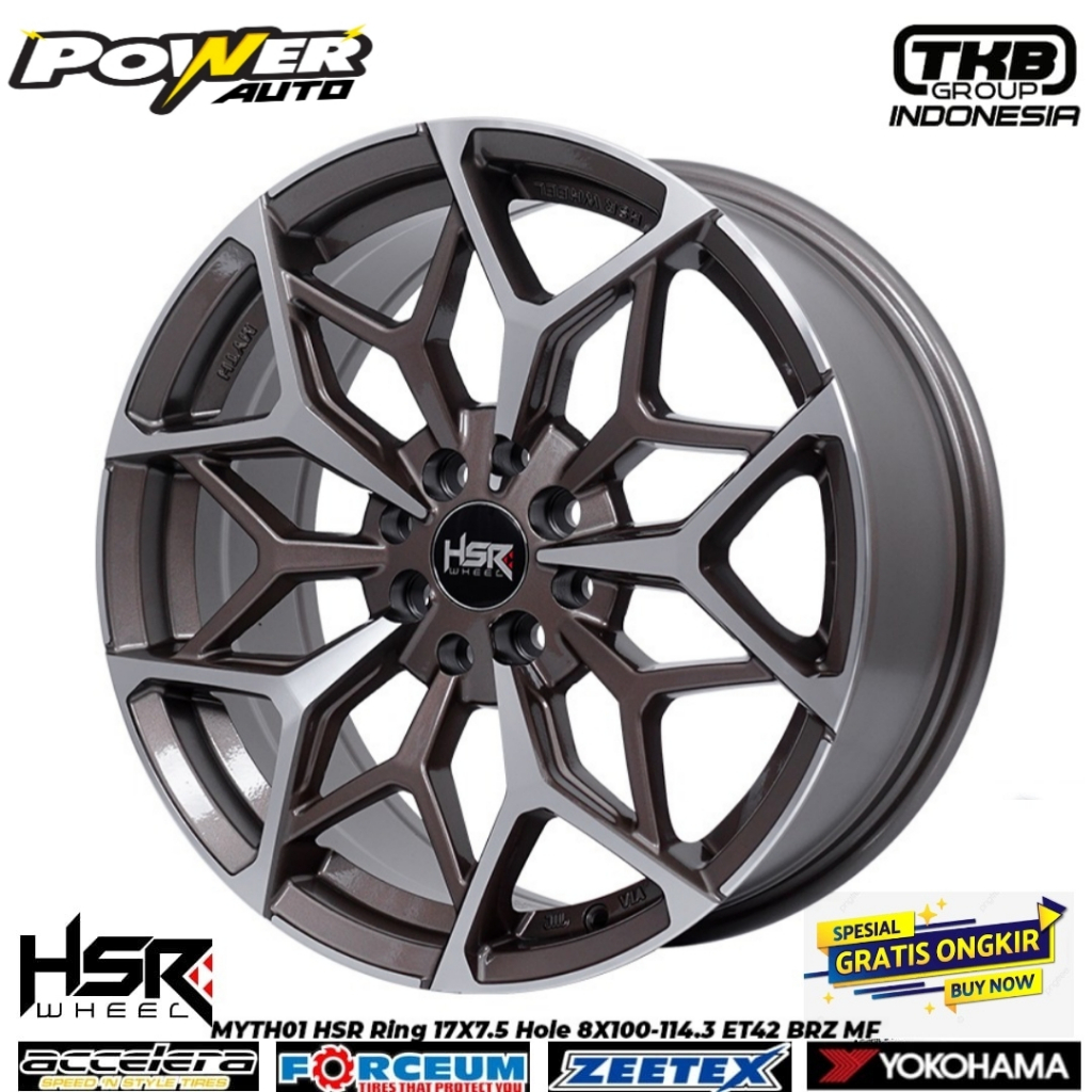 VELG MOBIL RING 17 HSR MYTH01 BUAT LANCER VIOS MOBILIO