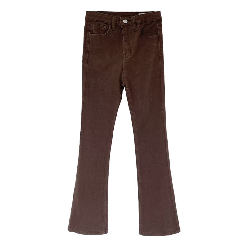 Celana Kulot Highwaist Wanita Flare Pants Loose Terbaru Kekinian Celana Panjang Brown jeans