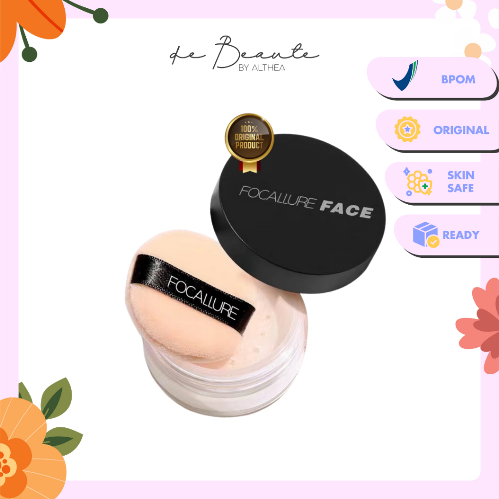 Focallure Super Fine Loose Powder - 3 Colours Bedak Tabur