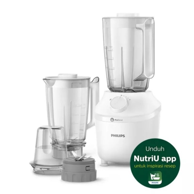 blender philips hr 2042/50 garansi resmi 290w blender philips 1liter hr2042 blender philips plastik 1L blender serbaguna  blender 1liter garansi resmi blender philips 2042 white