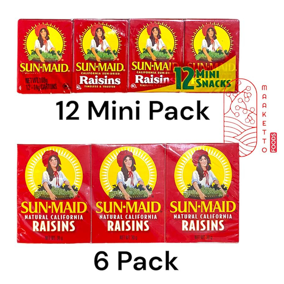 

Kismis Sunmaid Raisin Isi 6 dan Isi 12 / Sun Maid Raisins Mini