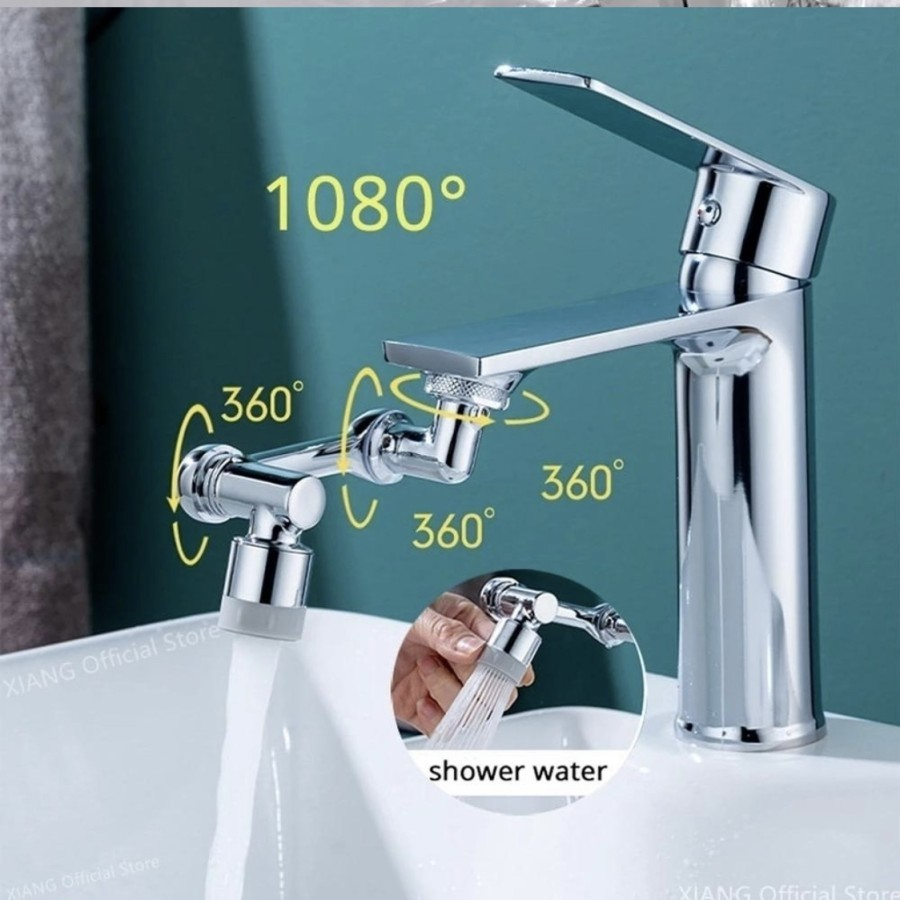 Keran Extender Wastafel Sambungan Ekstensi Kepala Kran Air Faucet