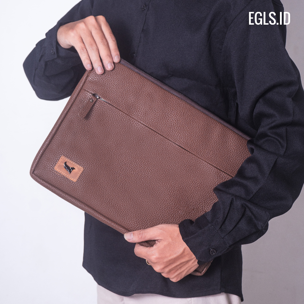 Tas Laptop Case Pria Wanita Bahan Kulit Premium Motif Jeruk Terbaru - EGLS.ID