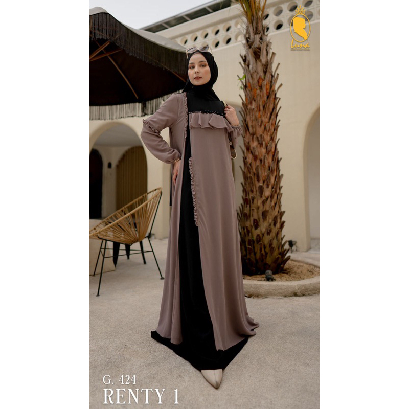 Gamis Renty 01 | Luna official | Luna Hijab is Our crown