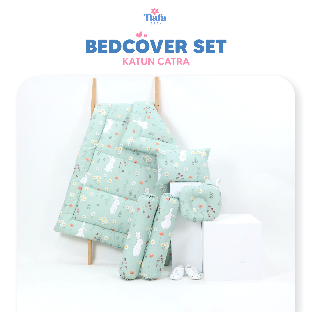 BEDCOVER BABY BEDDING SET/ BEDCOVER BAYI SET BANTAL GULING /NAFA BABY