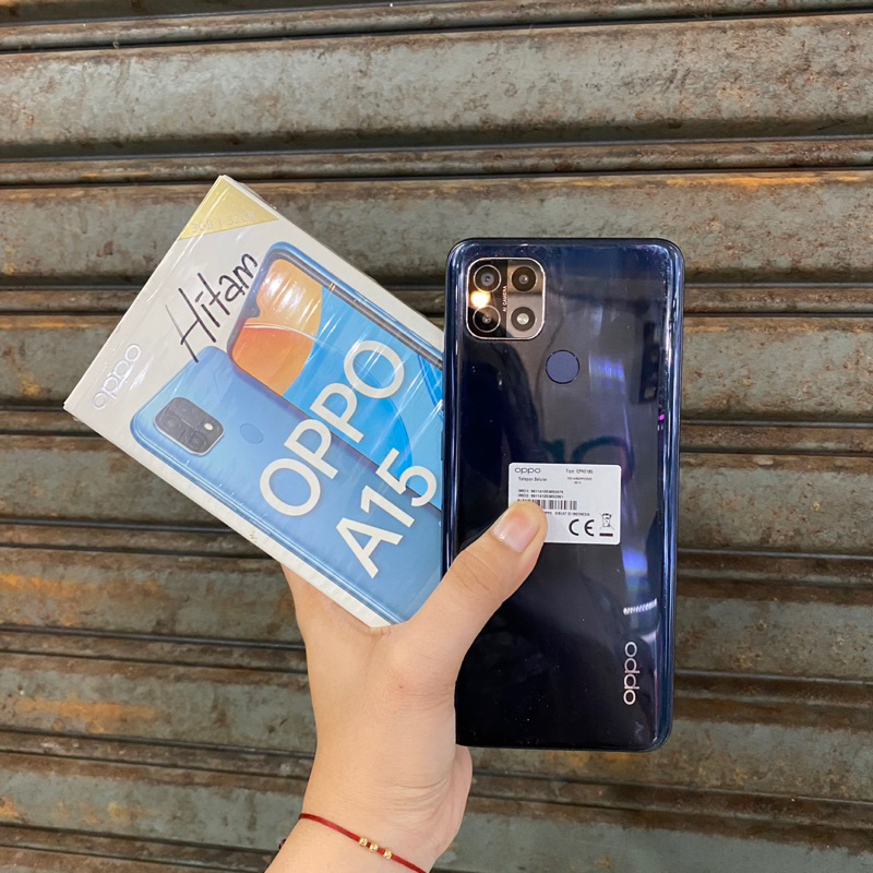 Oppo A15 3/32gb second bekas pakai fullset original resmi