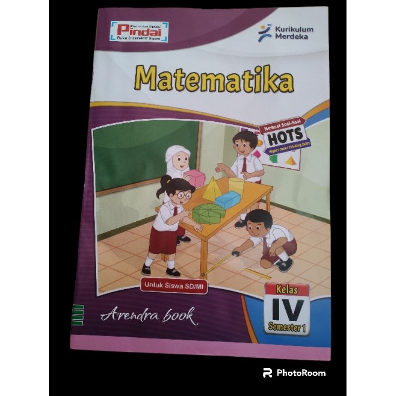 Lks Pindai matematika  kelas 4 SD kurikulum merdeka penerbit Arya duta terdiri dari 96 halaman semes