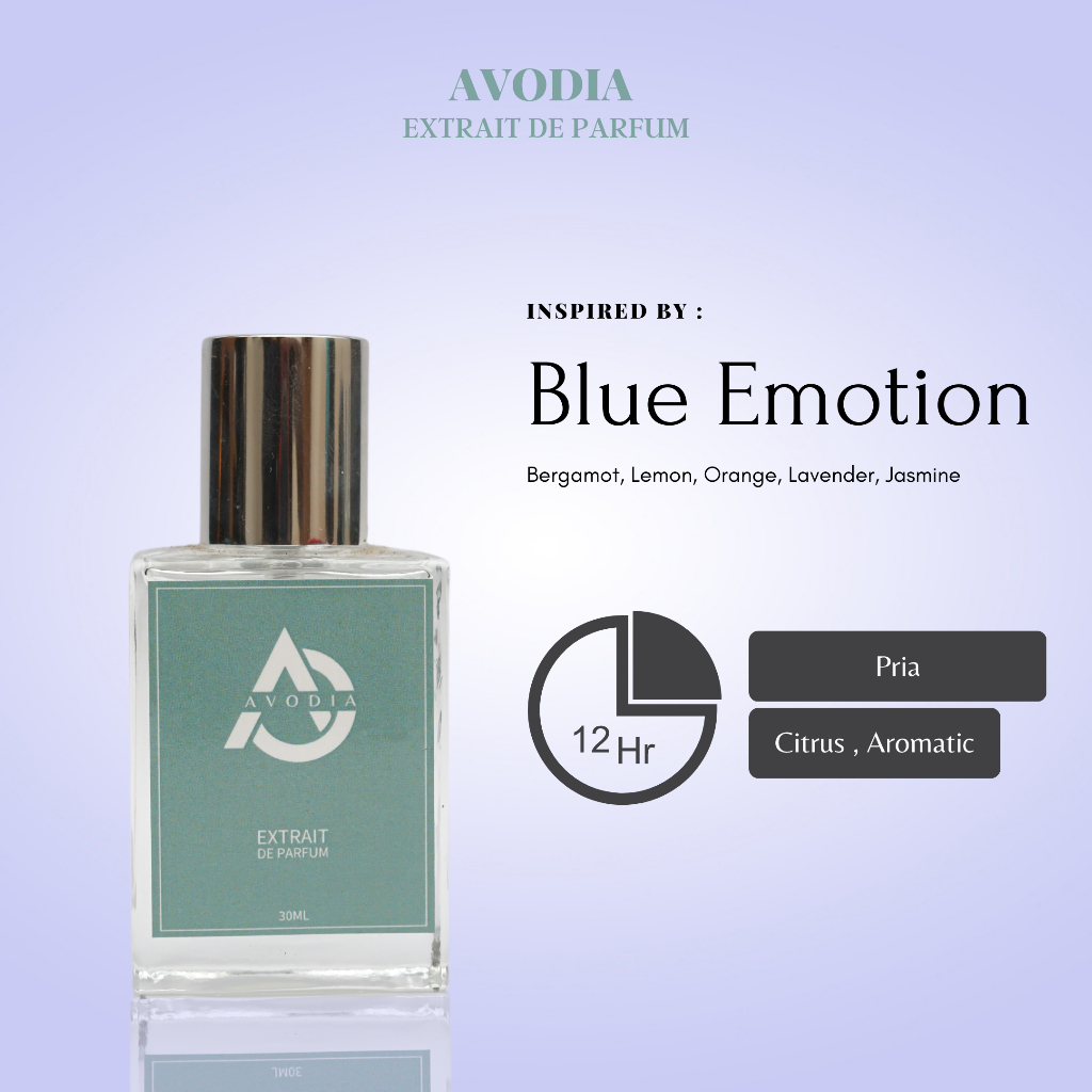 Avodia parfum - Blue Emotion | parfum pria