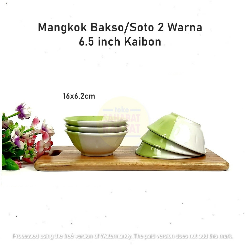 UTL006A Mangkok Bakso/Soto 2 Warna Toyoki/Kaibon