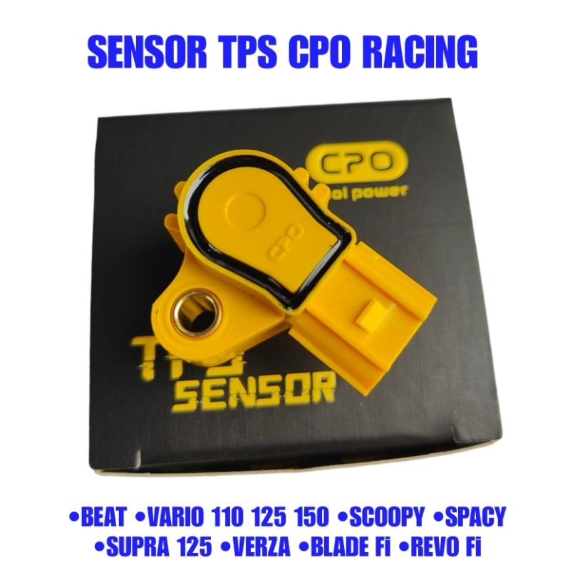 SENSOR TPS CPO RACING HONDA BEAT VARIO 110 125 150 SCOOPY REVO Fi VERZA SUPRA X 125 BLADE Fi SPACY BEAT FI BEAT ESP BEAT POP BEAT STREET BRT 4SM ORIGINAL CPO