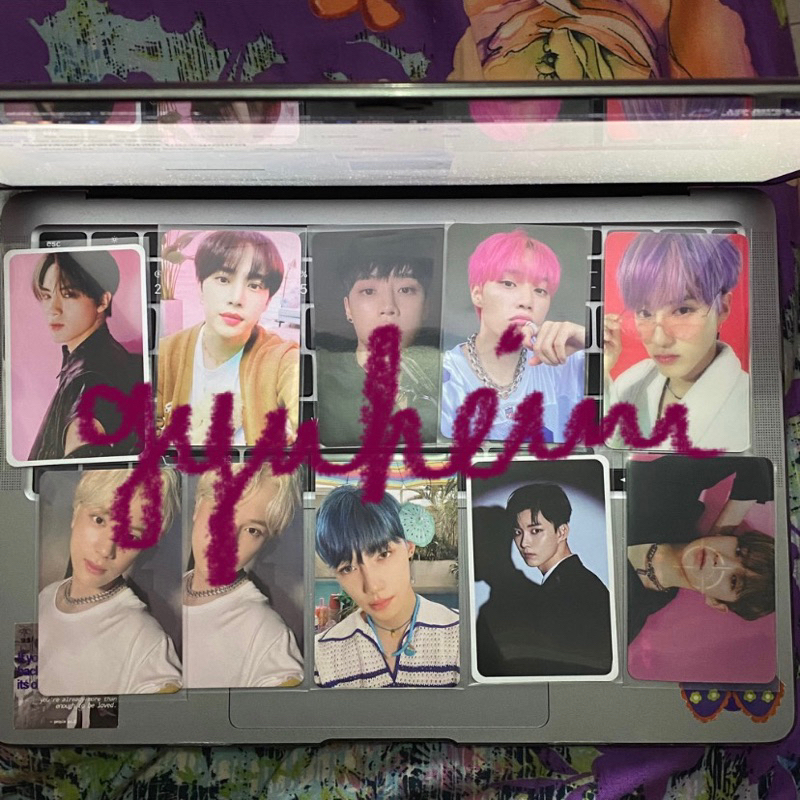 [free random postcard / perintilan lain] sunwoo new chanhee haknyeon eric thrilling thrill ride spla