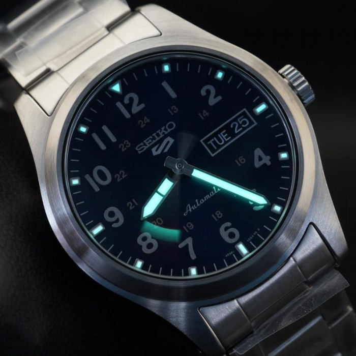 Seiko 5 Sports SRPG29K1 Field Blue Dial - Jam Tangan Pria SRPG29