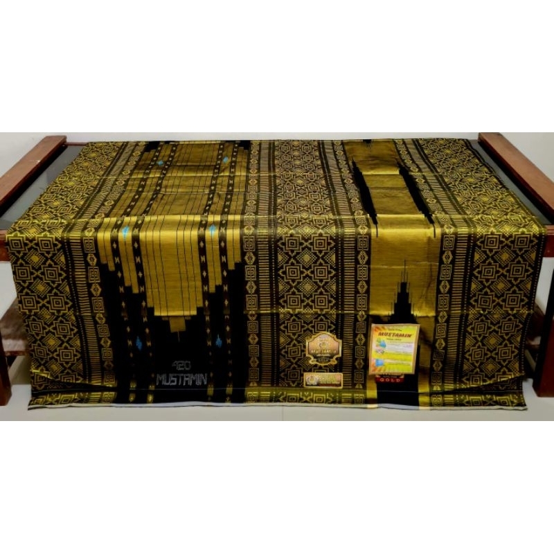 Sarung Tenun Tradisional Mustamin 420 Exclusive MS Sutra 50%