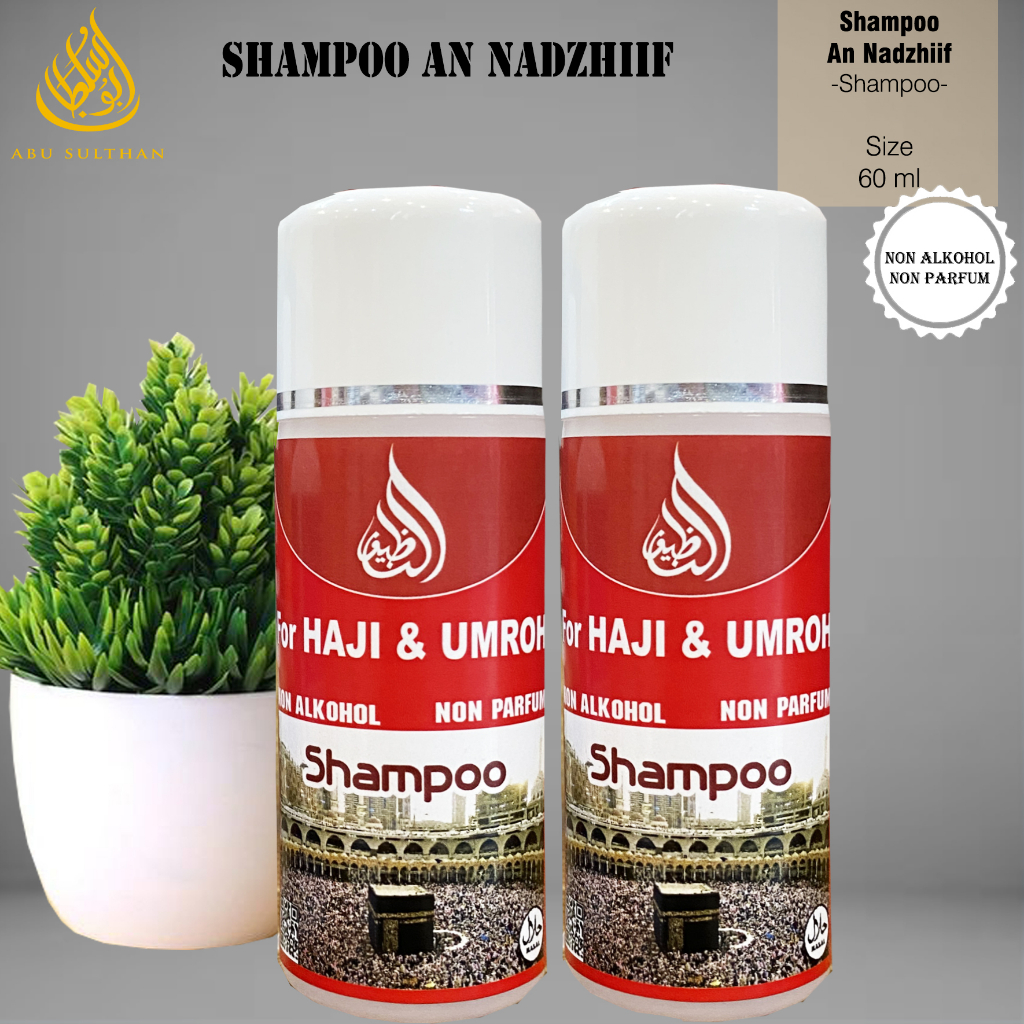 Shampo Mandi An Nadzhiif Grosir 60 ML Herbal Natural Perlengkapan Mandi Haji Umroh