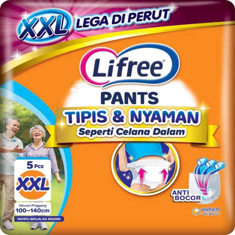 LIFREE PANTS TIPIS & NYAMAN M10/ L8/ XL6
