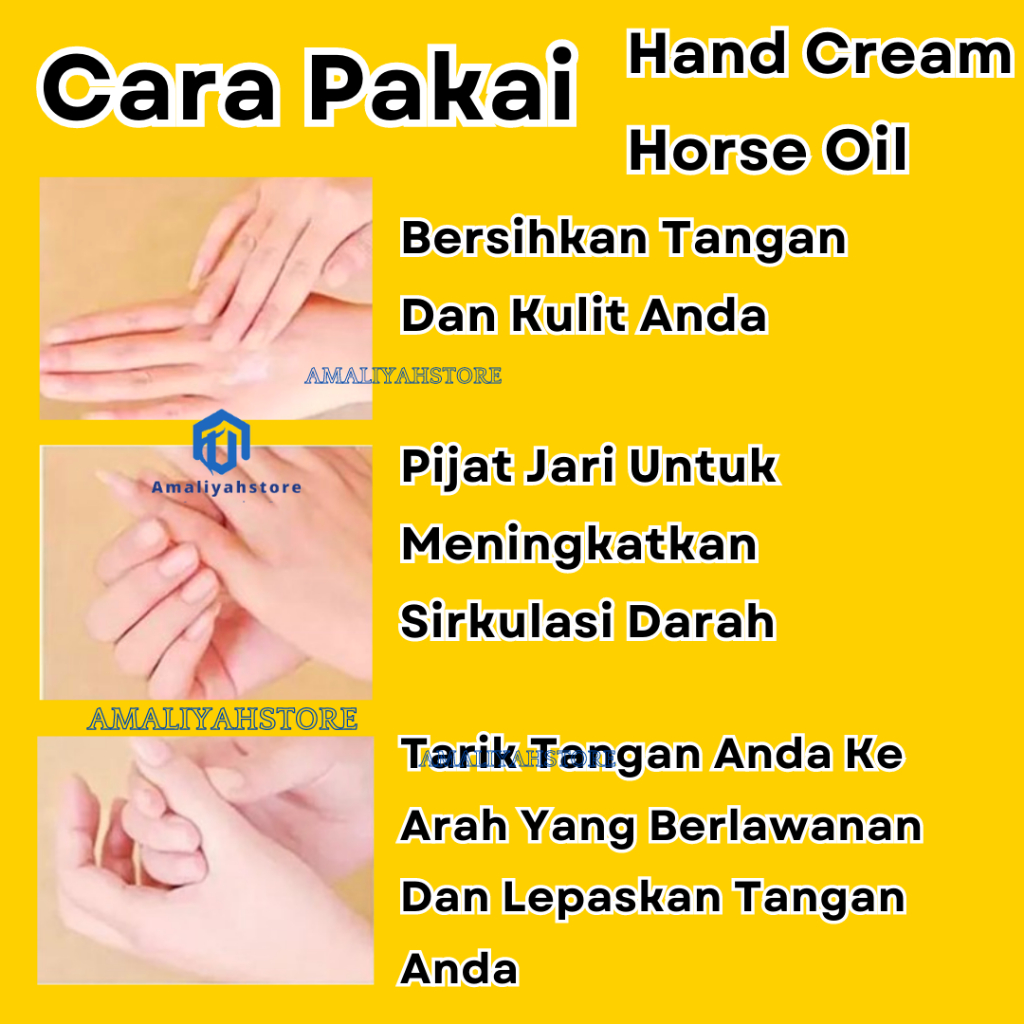 Horse Oil Moisturizing Hand Cream Obat Masker Minyak Penghalus Pemutih Pencerah Pengelupas Kulit Mati Dan Belang Di Telapak Tangan Seluruh Badan Ampuh Bikin Cerah Permanen