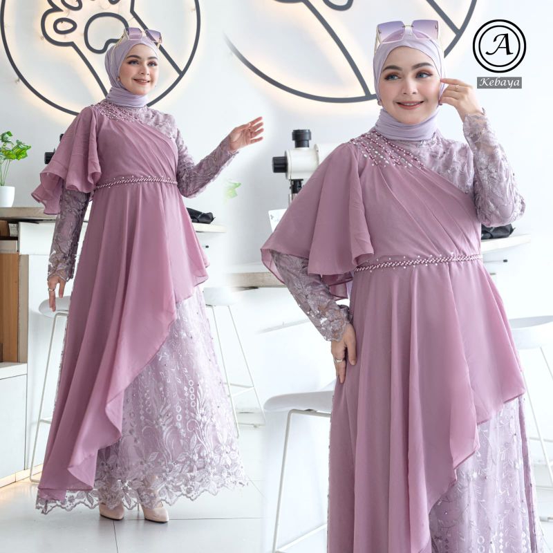 REALPICT//GAMIS TILLE FULL KOMBINASI BABYDOLL HIASAN FULL BORDIR PAYET//KEBAYA ORIGINAL//KEBAYA MODERN//GAMIS KAJOL//SERAGAMAN KELUARGA//BAJU PESTA LAMARAN//BAJU WISUDA//BAJU LEBARAN//BAJU KONDANGAN//BY ASSYIFA KEBAYA