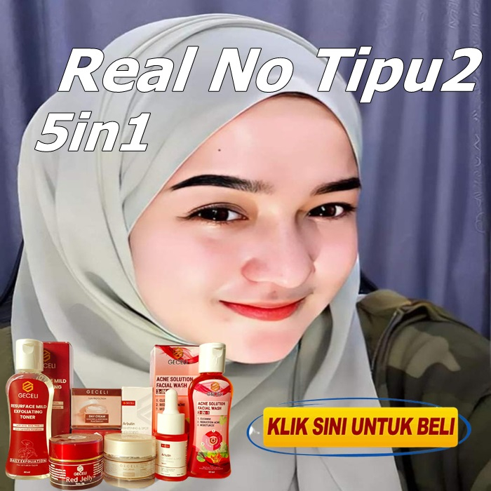 5IN1 PAKET SKINCARE - PAKET ISI 5 ITEM - PAKET MAKEUP 5 IN 1 GECELI PAKET SKINCARE 5 IN 1 GECELI - P