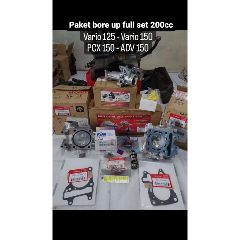 Paket bore up 200cc Vario 125/150, PCX 150, ADV 150