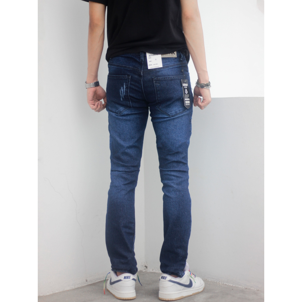 celana jeans sobek ripped pria / jeans sobek pria tidak tembus / jeans pria sobek lutut / jeans pria sobek tidak tembus / jeans pria sobek slimfit