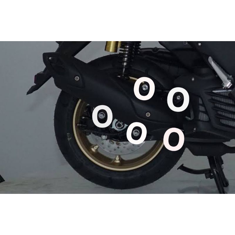 probolt baut knalpot nmax aerox stenlis stainless original thailand