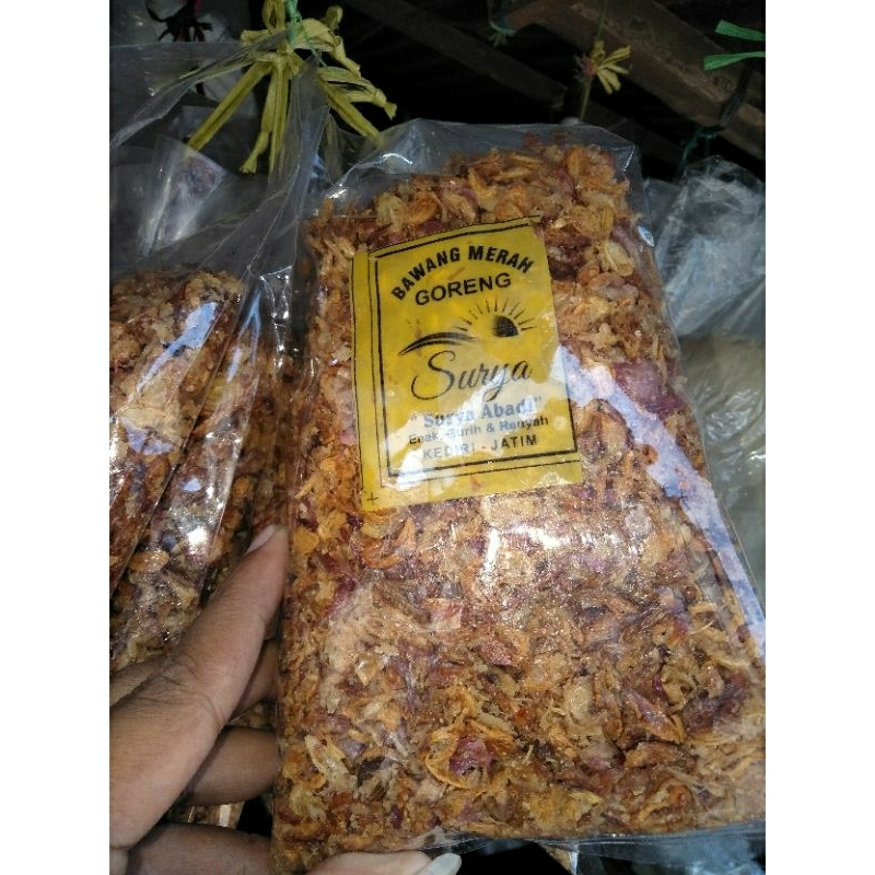 

Brambang merah goreng asli/bawang goreng enak kemasan 200gram
