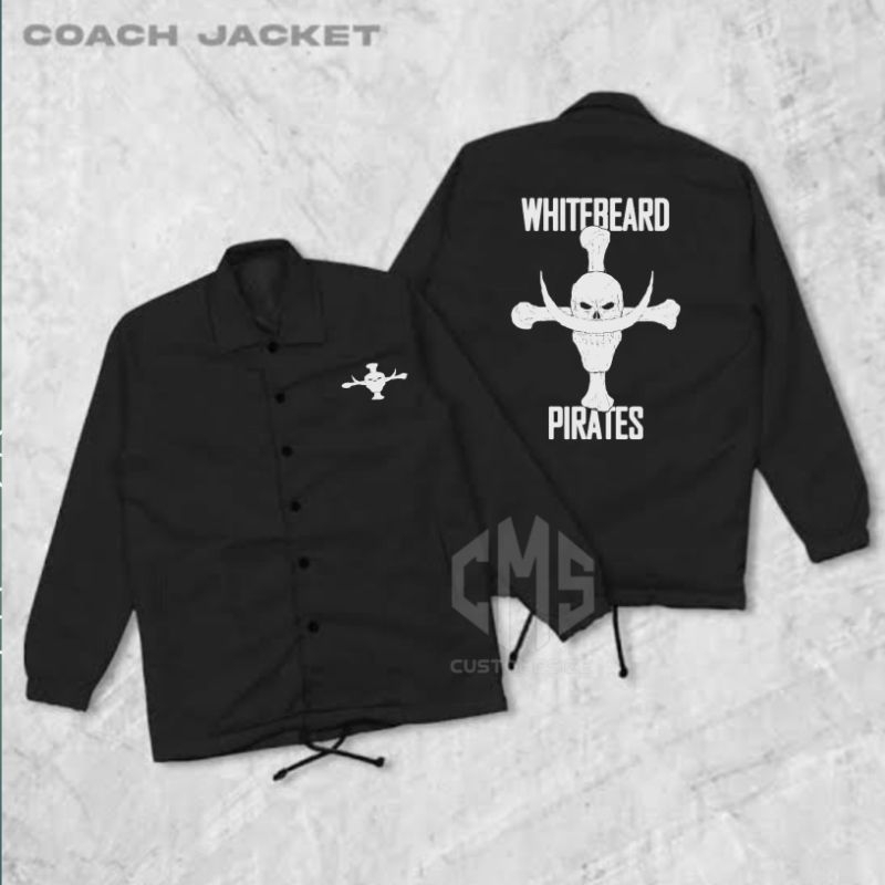 Jaket Coach One Piece Whitebeard Pirates