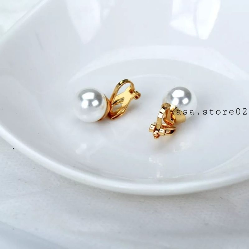 Anting Klip Hijab Delima/Anting Jepit