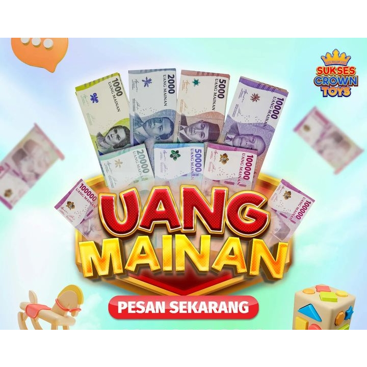 Uang Mainan / Mainan Uang Uangan / Mainan Anak Uang Palsu