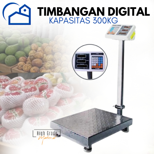 Timbangan duduk digital kapasitas 300KG/ elektrik platform scale - Timbangan 300KG