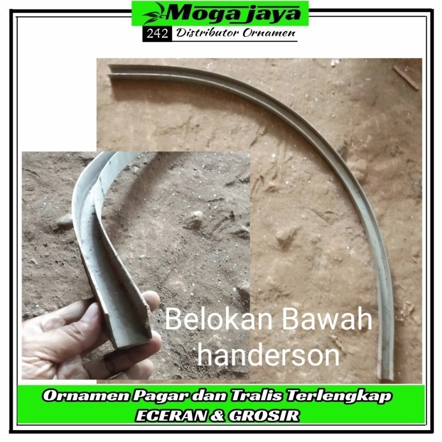 rel tikung belokan rel bawah pintu garasi bukan wina handerson