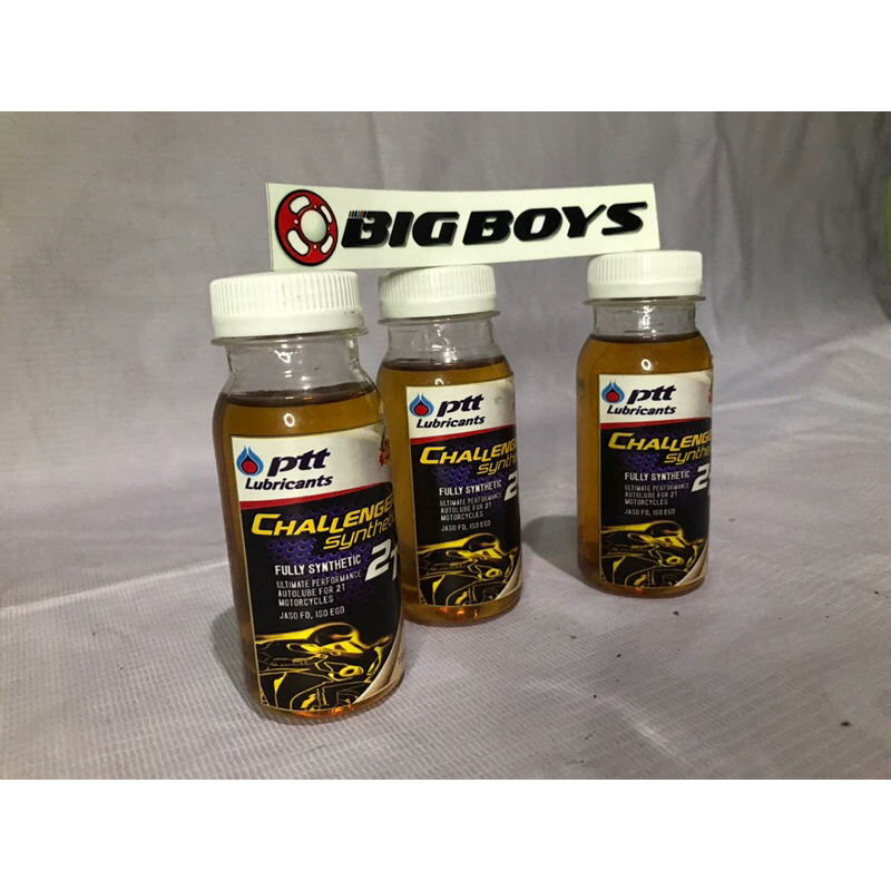 OLI SAMPING RACING PTT 2T  FULL SYNTHETIC 2T PTT LUBRICANTS 100ML PTT