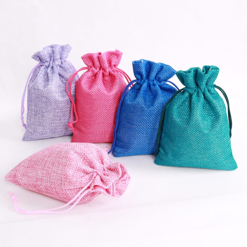 Kantong Serut Goni/Pouch Serut Drawstring Serbaguna Harga/5pc