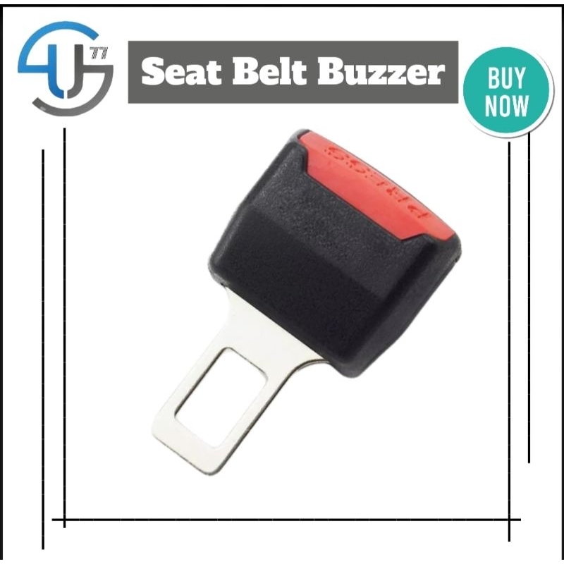 US154 2pcs Belt Buzzer Seat Belt Buzzer Stoper Alarm Adaptor Seat Belt Buckle By Toko Haji Usman