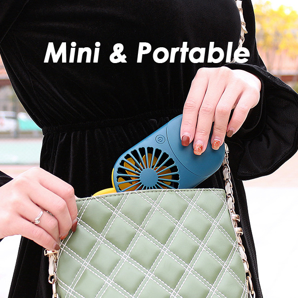 Portable Mini Fan Beauty Mirror Fan With Bracket USB Fan