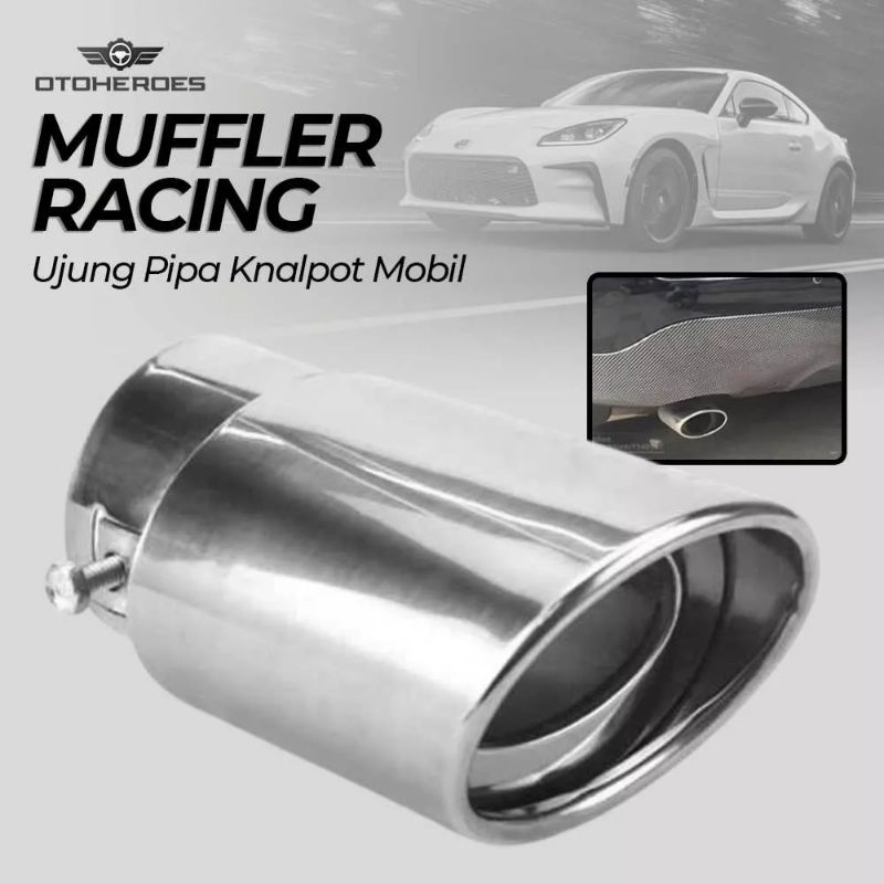 Muffler Cutter Buntut Cover Dekorasi Ujung Knalpot Mobil Universal